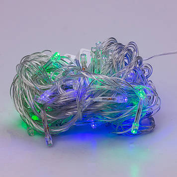 Гірлянда Lugi Нитка 100 LED довжина 6 м прозора мультиколор (W100LEDML)