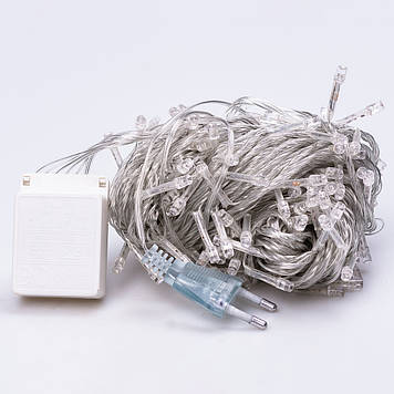 Гірлянда Lugi Нитка 200 LED довжина 10 м прозора мультиколор (W200LEDML)