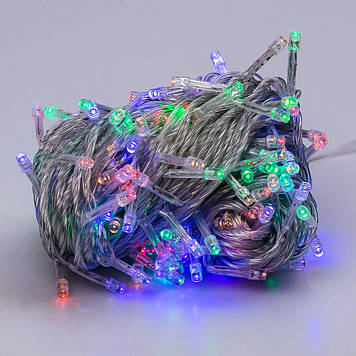 Гірлянда Lugi Нитка 400 LED довжина 18 м прозора мультиколор (W400LEDML)