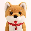 Інтерактивний вихованець з функціями / Іграшковий щеня Акіта на повідку для дітей ходить гавкає говорить Плюшева собачка, фото 3