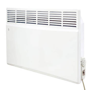 Електричний конвектор нагрівач Eraflyme 2500RW з механічним регулятором 2500 Вт із голчастим теном