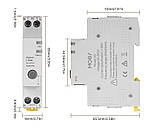 Розумний Zigbee автоматичний вимикач MOES 1-63А із захистом і моніторингом енергоспоживання Tuya Smart Life, фото 2