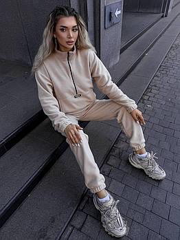 Костюм жіночий спортивний з флісу у кольорах