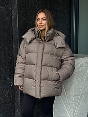 Пуховик жіночий зимовий Рей | xs, m-l розмір, фото 2