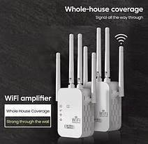 УЦІНКА Підсилювач сигналу ретранслятор Wifi Repeater 2.4G - 300Mbps, фото 3