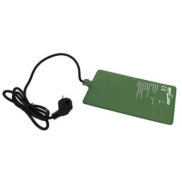 Нагрівальний мат для тераріумів і рослин Repti-Zoo Deluxe Mats 10 W водонепроникний 15x25 см Чорно-зелений (RZ-DHM10R)