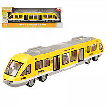 Потяг звуковий інерційний "City Service" ЖОВТИЙ арт. WY 920 AB