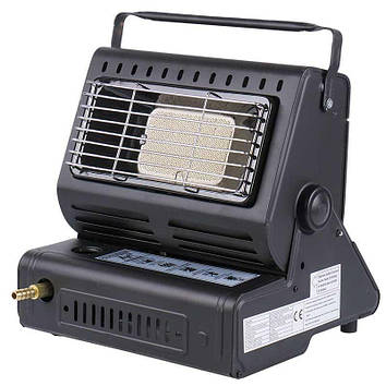 Газовий нагрівач з пальником Yanchuan YC-808B 1.3 кВт Чорний (2104618731)