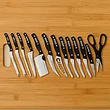 Набір професійних кухонних ножів Miracle Blade 13 в 1, фото 5