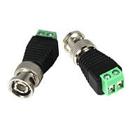 Відеоспостереження монтаж Перехідник BNC тато - клемники адаптер CCTV Польща