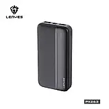 Зовнішній акумулятор Power bank 20000 mAh з USB, Lenyes PX263, Повербанк зі швидким заряджанням, фото 3