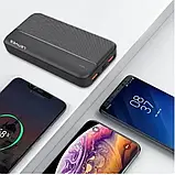 Зовнішній акумулятор Power bank 20000 mAh з USB, Lenyes PX263, Повербанк зі швидким заряджанням, фото 7