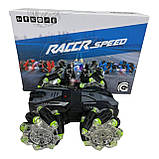 Радіокерована машинка-перевертень на пульті керування зі світлодіодною підсвіткою RACER SPEED, фото 4