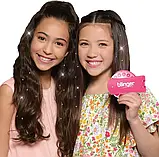 Стайлер для прикрашання волосся стразами/ степлер для дівчаток Magic "Sparkling Diamond" рожевий, фото 2