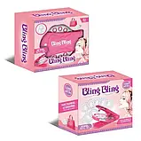 Стайлер для прикрашання волосся стразами/ степлер для дівчаток Magic "Sparkling Diamond" рожевий, фото 7