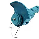 Акумуляторна газонокосарка-тример для коса трави MK-150B Blue Бездротова газонокосарка для саду, фото 8