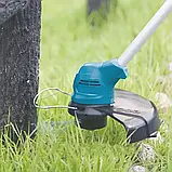 Акумуляторна газонокосарка-тример для коса трави MK-150B Blue Бездротова газонокосарка для саду, фото 9
