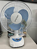 Портативний акумуляторний вентилятор із сонячною батареєю SONALAS SL-662, фото 4