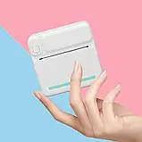 Дитячий портативний термопринтер C19 з Bluetooth і акумулятором принтер миттєвого друку з термопаперою, фото 3