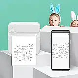 Дитячий портативний термопринтер C19 з Bluetooth і акумулятором принтер миттєвого друку з термопаперою, фото 6