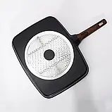 Універсальна сковорода з п'ятьма розділеними секціями й антипригарним покриттям, фото 7