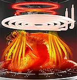 Безоливна фритюрниця зі знімною чашею Air Fryer BW-3011 Аерофритюрниця без олії з таймером і чашею 3.2 л, фото 2