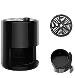 Безоливна фритюрниця зі знімною чашею Air Fryer BW-3011 Аерофритюрниця без олії з таймером і чашею 3.2 л, фото 9