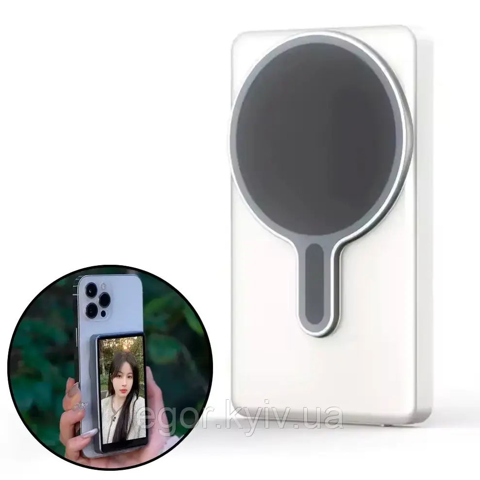 Магнітний екран/монітор для смартфонів із динаміками на задню панель телефона для селфі та блогу Fotorgear X40, фото 1