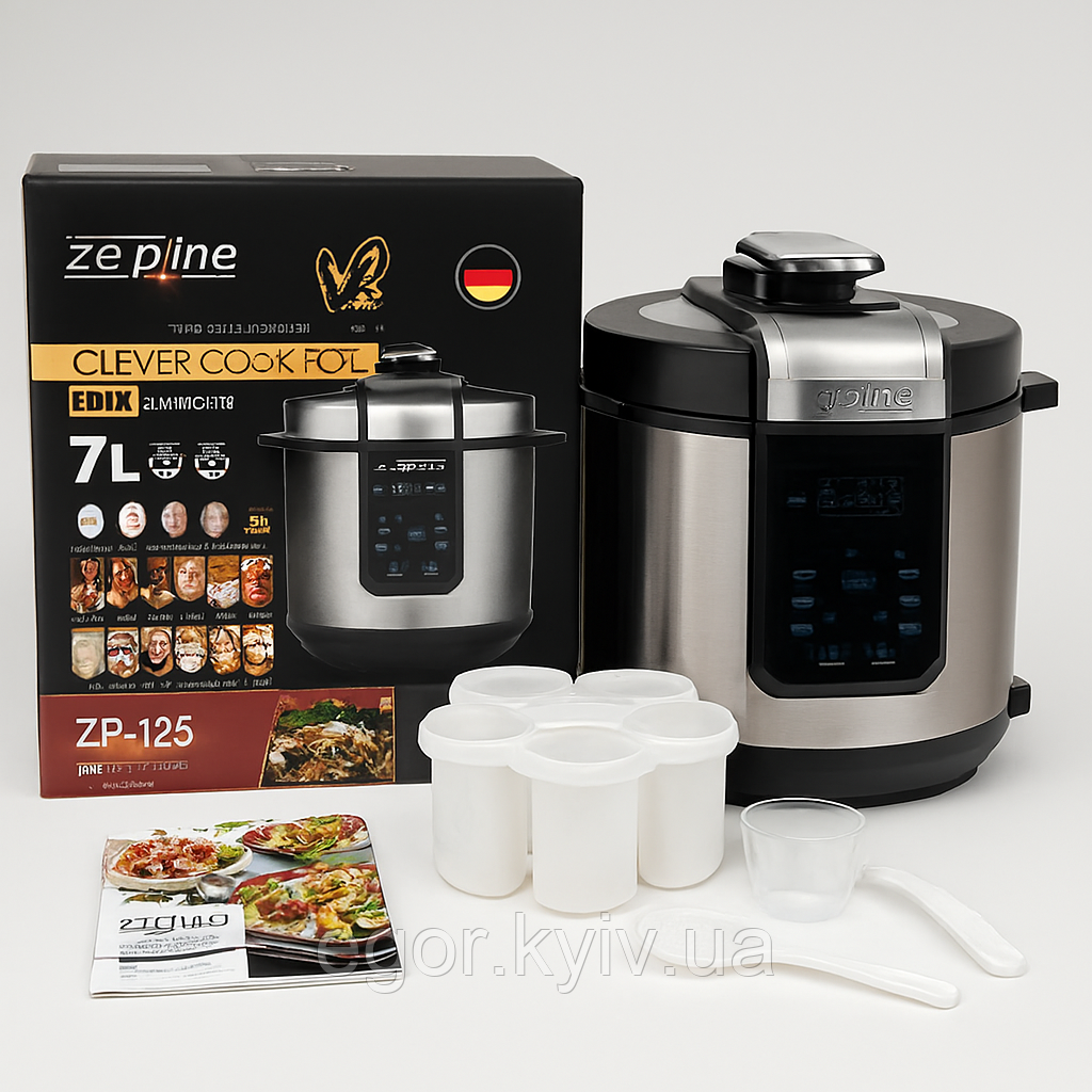 Містка мультипіч Zepline ZP-125 аерофритюр з чашею 7 л регулюванням температури 29 програм, фото 1