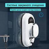 Робот на акумуляторі для миття вікон із пультом керування, 6 насадок, фото 4