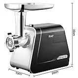 Електрична м'ясорубка з насадками та захистом від перегрівання RAF R.3375 1000 Вт, фото 9