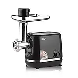 М'ясорубка електрична в пластиковому корпусі на 1200 Вт RAF R.3395 М'ясорубка для домашньої ковбаси, фото 5