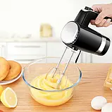 Міксер ручний Rainberg RB-2216 5 швидкостей 600W, фото 3