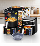 Кухонна аерофритюрниця Zepline ZP-216 на 12 л, 4200 Вт, мультипіч з великою чашею, фритюрниця без олії, фото 2