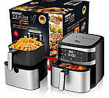 Кухонна аерофритюрниця Zepline ZP-216 на 12 л, 4200 Вт, мультипіч з великою чашею, фритюрниця без олії, фото 3