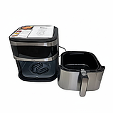 Кухонна аерофритюрниця Zepline ZP-216 на 12 л, 4200 Вт, мультипіч з великою чашею, фритюрниця без олії, фото 6