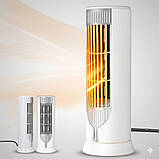 Тепловентилятор керамічний Lasko FH500 1200 Вт, кімнатний електрообігрівач дуйка для дому та офісу, захист від перегрівання, фото 2