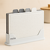 Набір обробних дощок Zepline ZP-00220 Сірий — 5 штук у сучасному дизайні, фото 5