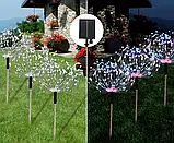 Вуличні садові ліхтарі на сонячній батареї Феєрверк 200 LED 2 шт SFK-41, фото 2