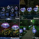 Вуличні садові ліхтарі на сонячній батареї Феєрверк 200 LED 2 шт SFK-41, фото 6