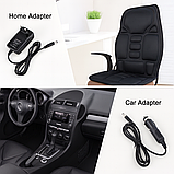 Масажна накидка з підігрівом Massage Cushion JB-100B — 5 програм + вібромасаж спини, фото 2