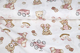 Сатин-твіл Ведмедики дівчатка