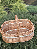Корзина плетена з лози. Арт:085, фото 5