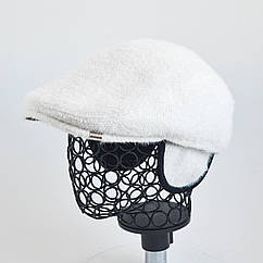 Кепі тепла картуз вушка KENT&AVER, ангорка молоко 56-57
