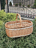 Корзина плетена з лози. Арт:085, фото 2