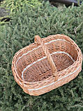 Корзина плетена з лози. Арт:085, фото 4