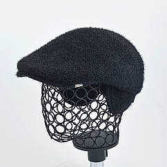 Кепі тепла картуз вушка KENT&AVER, ангорка чорна 56-57