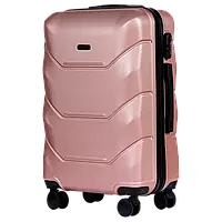 Валіза Wings 149 велика (L) з розширенням Рожеве золото