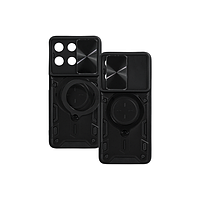 Чохол протиударний для Motorola Moto G15 Антишок Метал Шторка кільце