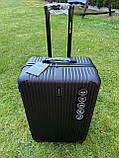 Валіза дорожня на 4х колесах ВЕЛИКА 75x48x29см 97л WINGS TR058 L ЧОРНА, фото 2